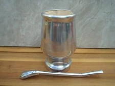 Argentina Mate, Mate Cup, Aluminum Mate, Straw, Yerba Mate, Herbal Drink