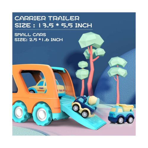 9 Pack Cars Toys for 2 3 4 5 Years Old Toddlers Boys and Girls Gift, Big Tran... - Picture 3 of 8