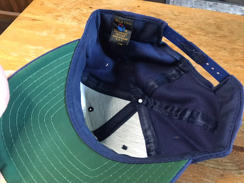 Notre Dame Fighting Irish Snapback Hat Embroidered Script Blue Universal Pro Cap - Picture 5 of 8