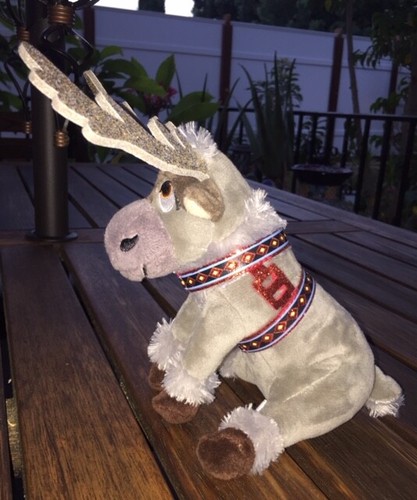 TY Sparkle Sven Rentier Plüsch Beanie 8 Zoll Frozen 2 Silbergeweihe Weihnachten süß - Bild 2 von 6