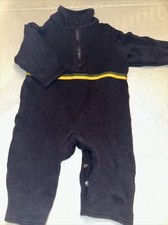 Baby GAP BOYS Long-Sleeved Romper, Blue , 6-12 Mo, Vintage 2001