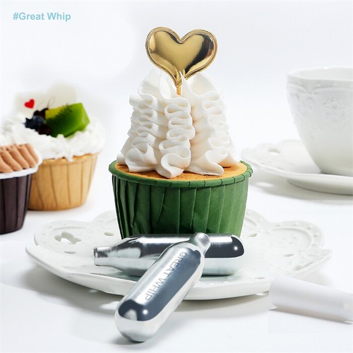 GreatWhip 8.2G Whipped Cream Chargers 100/600 Pack Bulbs Ultra Pure NEW ARRIVAL! - Picture 7 of 12