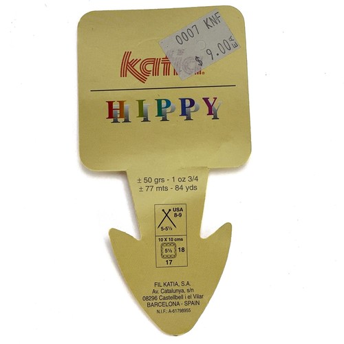 KATIA Hippy LOTTO 22 filati matasse 50gr colore #7 misto lana fuori produzione - made in Spagna - Foto 6 di 10