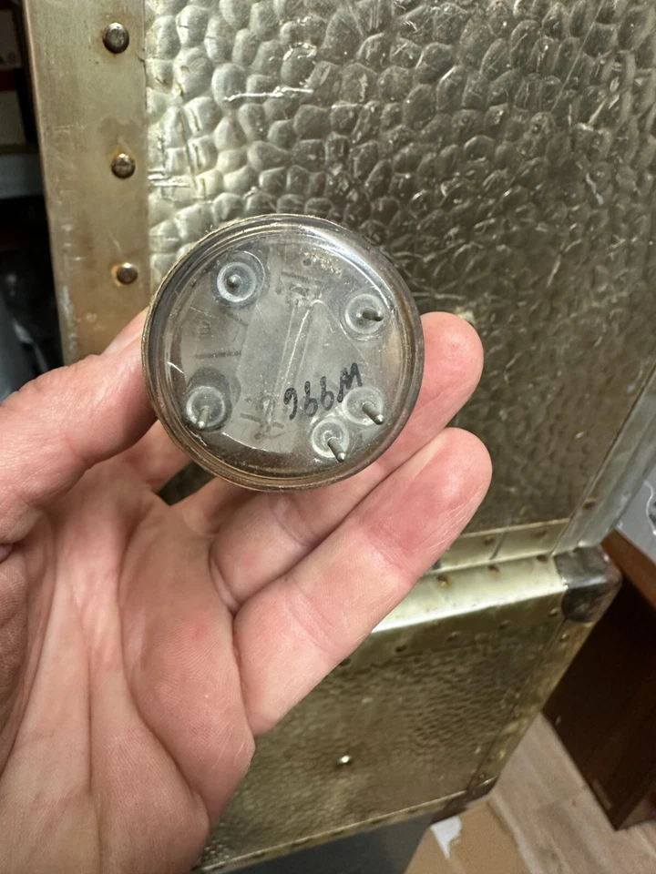 VINTAGE Telefunken Wehrmacht LG12 tubo retificador f. (Lorenz LVA B 30 amplificador de tubo) - Imagem 2 de 4