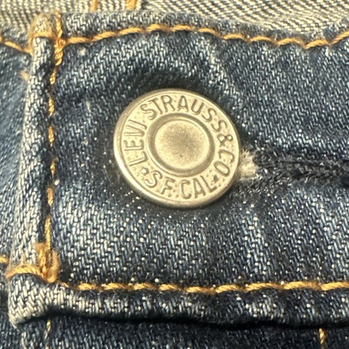 Jeans Levi's 511 slim fit 30 x 30 pantaloni denim lavaggio scuro nuovi con etichette - Foto 7 di 13