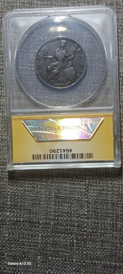 1787 CONN Mailed BUST LEFT W-2810 horned - Image 2 of 2