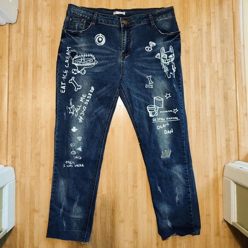 Yi-Yu-Mi Fubu Collection Jeans NWOT (EU Size 39) (US Size 33) - Picture 1 of 8