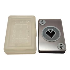 Invisible Playing Cards, A Pieter Woudt Design, Kikkerland w/Hard Case