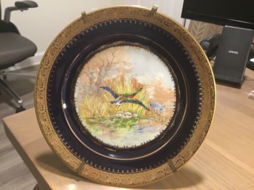 Vintage Limoges Castel 22k Gold French Collectable Porcelain Stamped Plate, WoW! - Picture 4 of 8