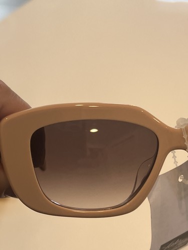 $510 CELINE PARIS CL40216U 57F Shiny Solid Nude Sunglasses - Picture 4 of 16