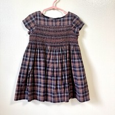 BONPOINT Duchesse smocked dress made with multicolor Liberty fabrics 4