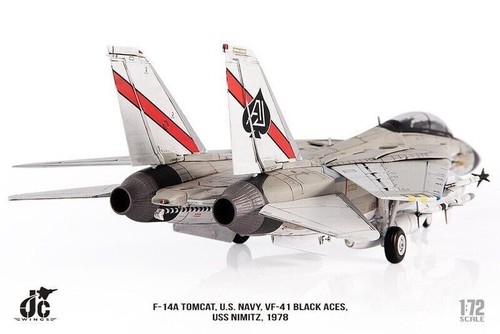 1:72 JC Wings Grumman F-14A Tomcat USN Nimitz 1978 Fighter Diecast Plane Model - Picture 2 of 12