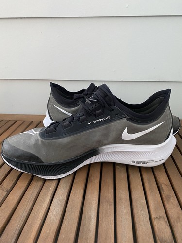 Nike Zoom Fly 3 Running Shoes Black White AT8240-007 Men's Size 15 US (New) - Picture 2 of 9