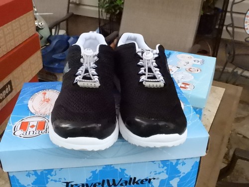 Propet TravelWalker II W3239 Women's Slip-On Shoe Black 7 1/2 2EX Wide - Picture 3 of 7