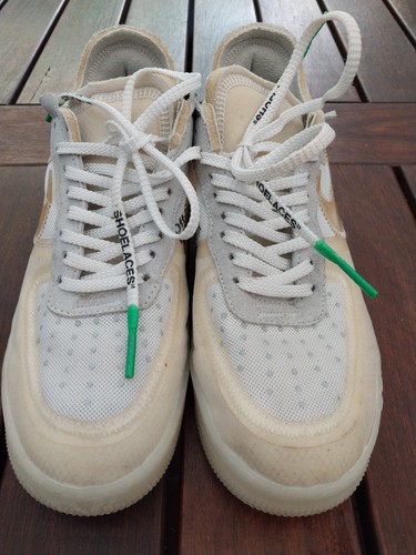 Nike Air Force 1 Low x Off-White The Ten US 9 2017 AO4606-100 NEVER WORN! - Picture 5 of 19