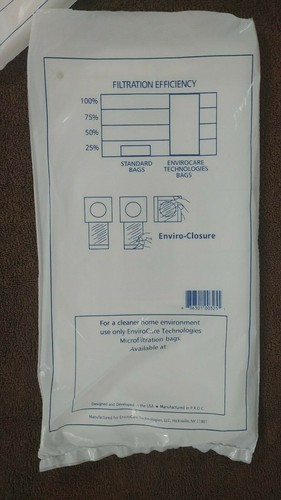 (Lot of 5) EnviroCare #325 Hoover Type SR Micro Filtration Vacuum Bags  - Picture 3 of 4
