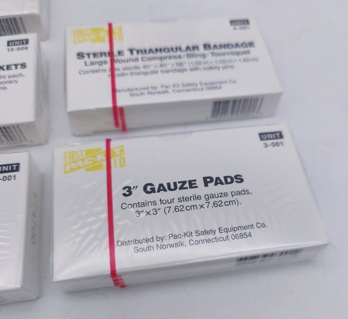 Pac-Kit First Aid Medical Kit Wall Mount Metal Cabinet Box - Brand New! Sealed! - Picture 5 of 13