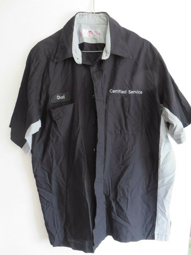 Red Kap Mechanic Technician Uniform Mens Work Shirts Automotive Dealership - Picture 26 of 96