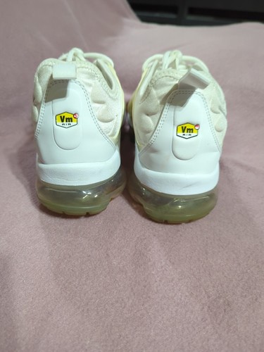 Nike Air Vapormax Plus White Pure Platinum Men's Size 9.5 ( 924453-100) - Picture 4 of 6