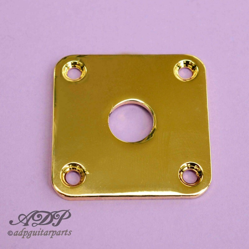 Jack Plate Gold Square for Gibson Epiphone Lespaul, Sg eBay