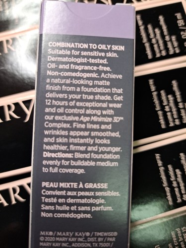 MARY KAY ~ Timewise ~ MATTE 3D FOUNDATION For Combo To Oily Skin ~ YOU CHOOSE - Picture 4 of 4
