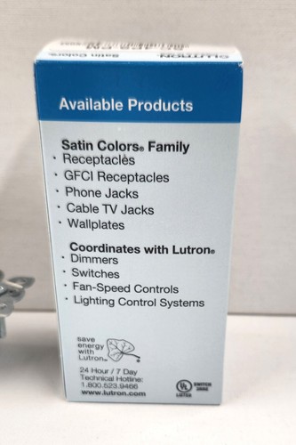 Lutron 15 amp 4-Way General Purpose Switch, Satin, Pumice, SC-4PS-PM - Picture 4 of 4