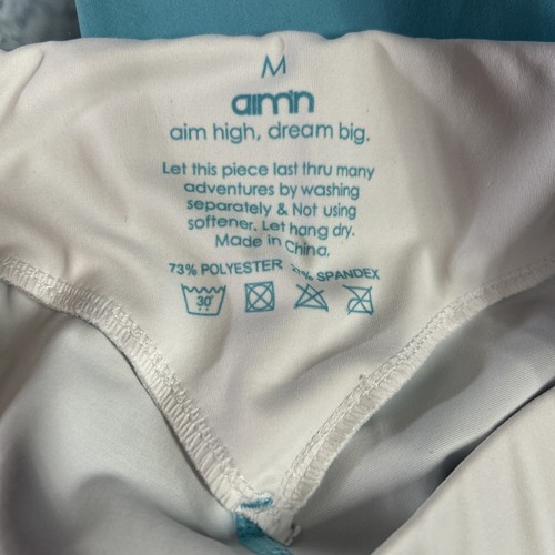 Aim’n Signature Leggings Bundle Butter Soft Stretchy Workout Pink Blue Gym Yoga - Picture 5 of 5
