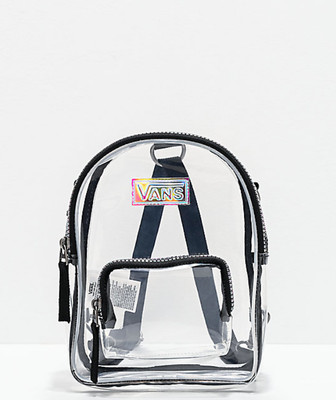 clear vans backpack