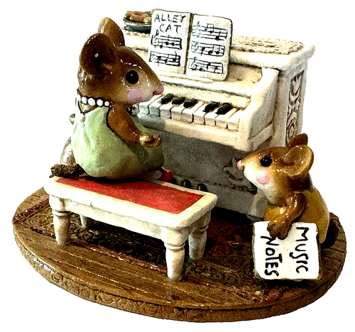 Wee Forest Folk M-282b "Su lección de música" - Como nuevo con caja WFF - Imagen 2 de 6