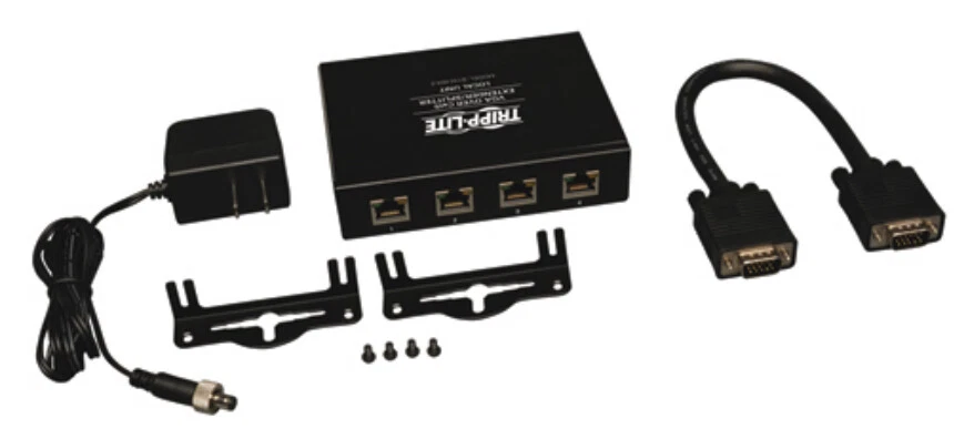 Divisor extensor Tripp Lite B132-004-2 4 puertos VGA sobre CAT5/CAT6 Foto 2 de 2