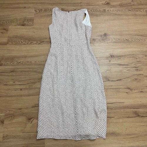 J. Crew Silk Maxi Dress Sleeveless Sundress Polka Dots 4 White - Picture 4 of 5