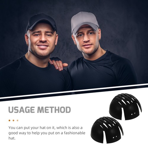 2 Piezas Gorras Soporte Forros de Béisbol Inserto para Golpes Sombrero Modelador Protector Sombrero Bastidores - Imagen 3 de 12