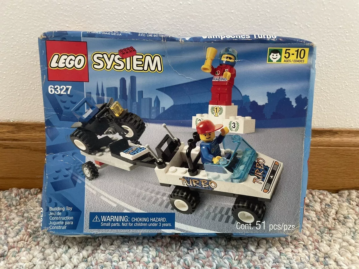 Vintage LEGO System 6327: Turbo Champs Racing Team - RARE 1998