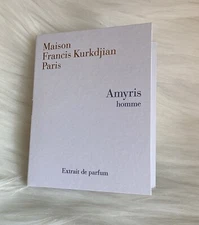 Maison Francis Kurkdjian AMYRIS Homme Extrait de Parfum Spray ~ 2ml/0.06oz NEW