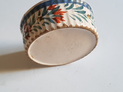 Rare PETIT RAMEQUIN Anciens HB QUIMPER French Ceramic/faïence/Bretagne/saleron - Bild 6 von 7