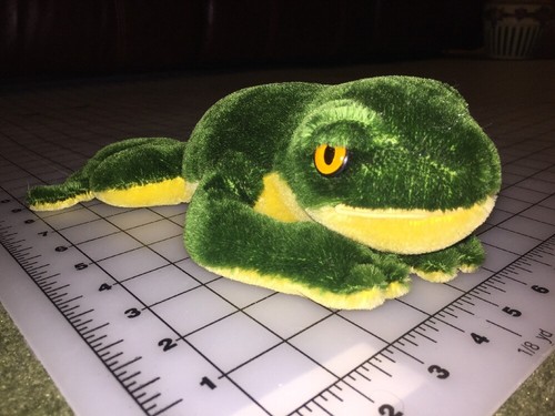 Figura de peluche de sapo rana Steiff de colección de 10" de largo - Imagen 1 de 6