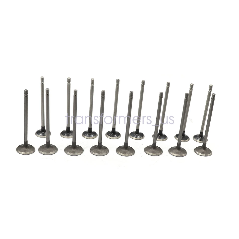 Válvulas de escape de admisión de 16 piezas aptas para Buick Cadillac Chevrolet 2011-2019 1,4 L DOHC Foto 3 de 4