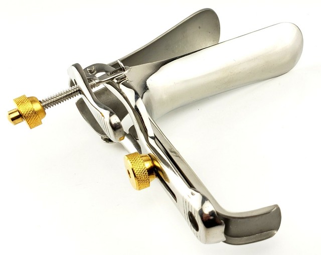 Medium Size Graves Gold Thread Vaginal Speculum OB/GYN Surgical