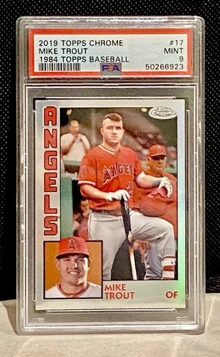 2019 Topps Chrome - 1984 Topps #84TC-17 Mike Trout PSA 9 Mint