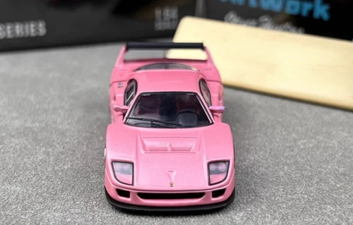 SH 1:64 Pink F40 LM Super Racing Sports Model Diecast Metal Car - Picture 6 of 19
