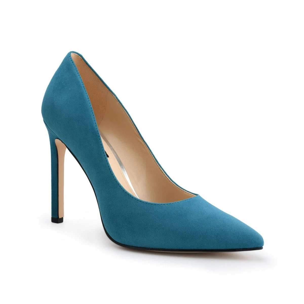 Teal suede best sale pumps