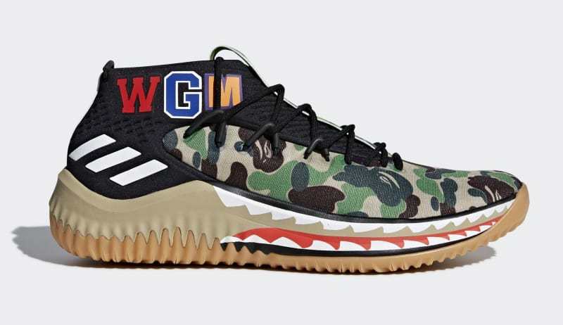 Brand New BAPE X ADIDAS DAME 4 CAMO Men's Athletic Fashion Sneakers Price reduction Brand New BAPE X ADIDAS DAME 4 CAMO Men's Athletic Fashion Sneakers Price reduction