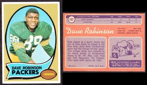 1970 NFL Topps single cards - Picture 88 of 216