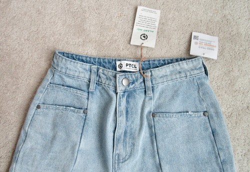 PTCL ETHICAL CLOTHING Lightwash Jeans für Damen hellblau Größe 28 - Bild 2 von 3