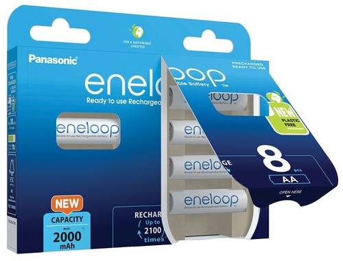 10x Panasonic eneloop 8er Blister AA Ni-MH Akkus 2000 mAh - Picture 3 of 7