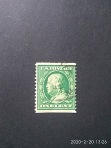 1910-1-cent-B-Franklin-Vertical-Coil-Scott-387-Perf-12