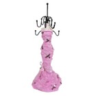 Pink Mannequin Dress Jewelry Earring Stand Display Holder M018-A20