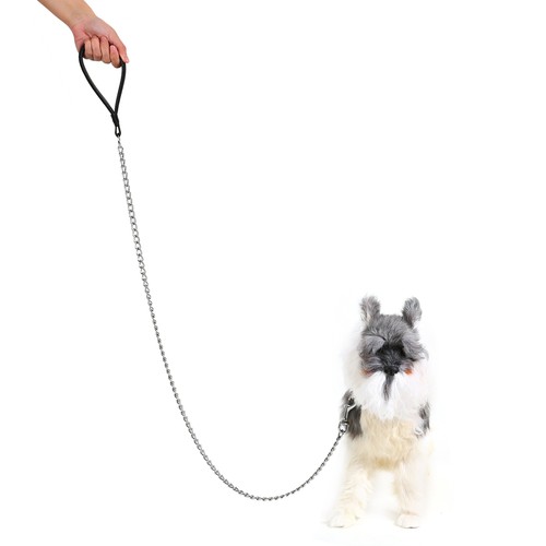 Dog Chain Lead 1.2m Metal Heavy Duty Chew Proof Dog Leash, Dog Training Leash - Picture 9 of 13