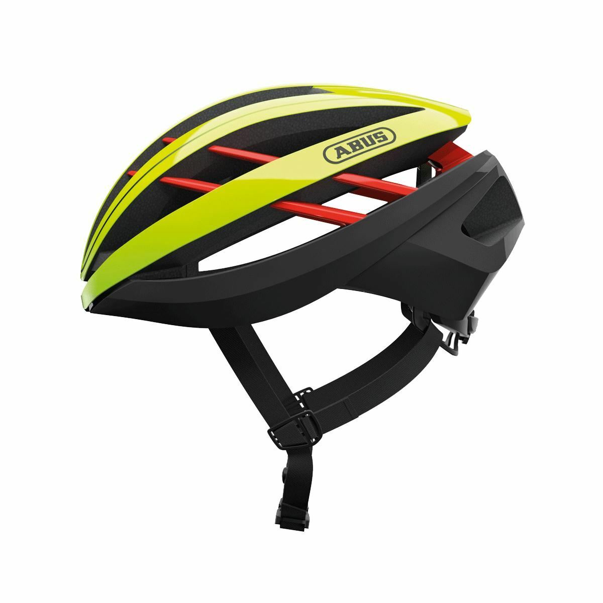 CICLISMO CASCO ABUS Aventor ROAD NEON Giallo Grande 5861cm Zoom Leggero Ace CICLISMO CASCO ABUS Aventor ROAD NEON Giallo Grande 5861cm Zoom Leggero Ace
