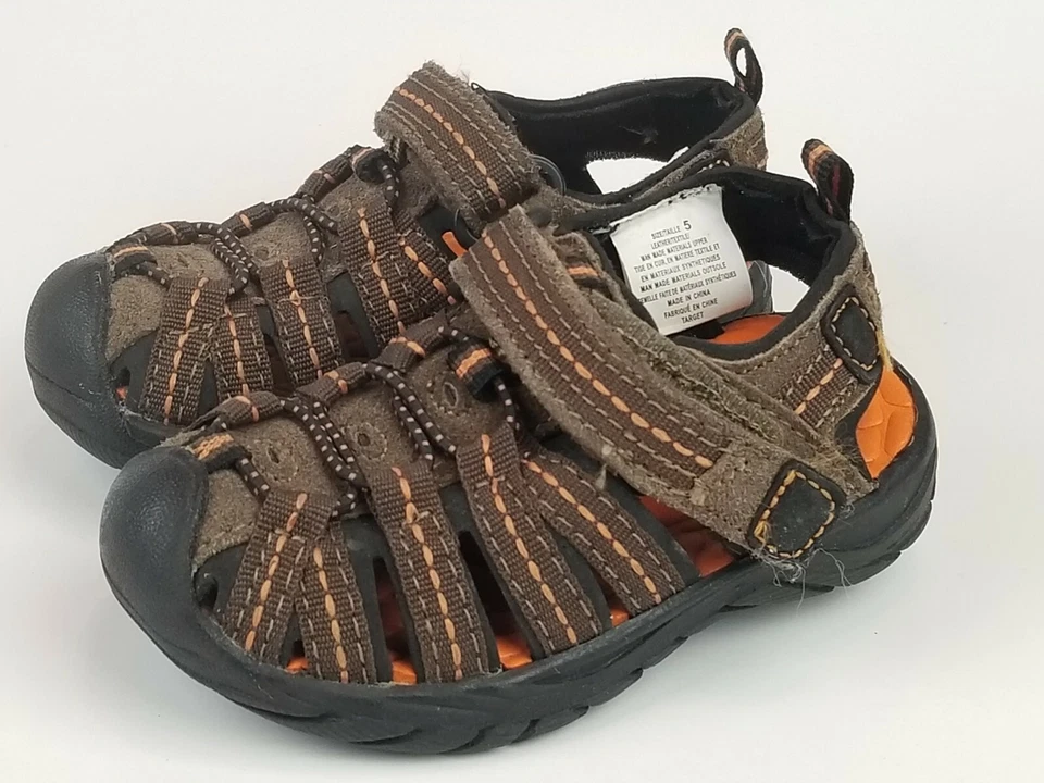 Sandalias Circo marrón y naranja para niños talla 5 Foto 4 de 4